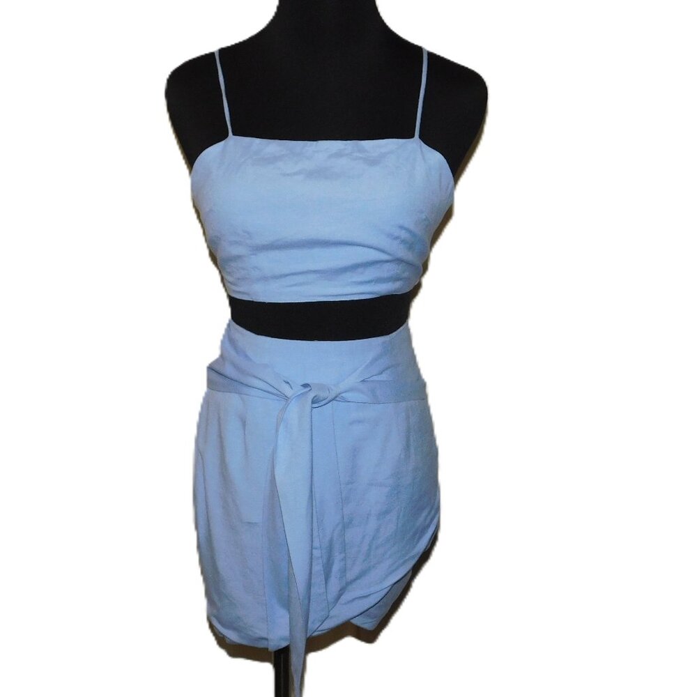 Superdown Milah Wrap Skirt Set Size XS NWT